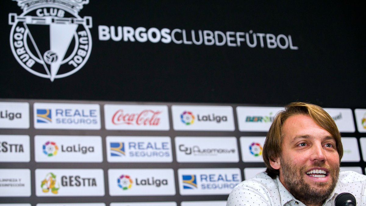 Miguel Pérez ‘Michu’, director deportivo del Burgos CF. TOMÁS ALONSO