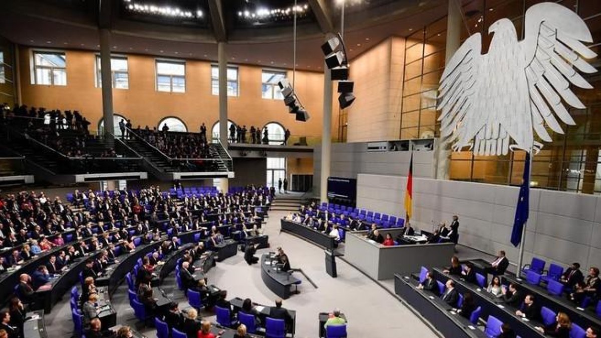 Vista general del Bundestag, el Parlamento alemán.-TOBIAS SCHWARZ (AFP)