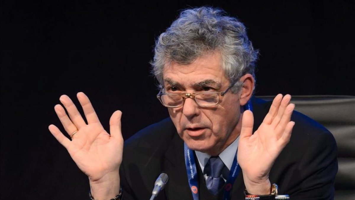 Ángel María Villar, durante un congreso de la FIFA el pasado mes de julio.-FABRICE COFFRINI