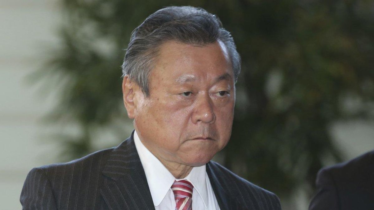 El ministro japonés de ciberseguridad, Yoshitaka Sakurada.-KOJI SASHARA (AP)