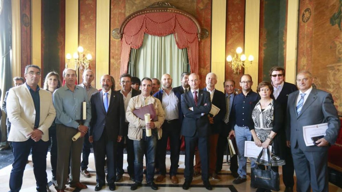 Trabajadores del centro penitenciario recibieron ayer un reconocimiento.-RAÚL G. OCHOA
