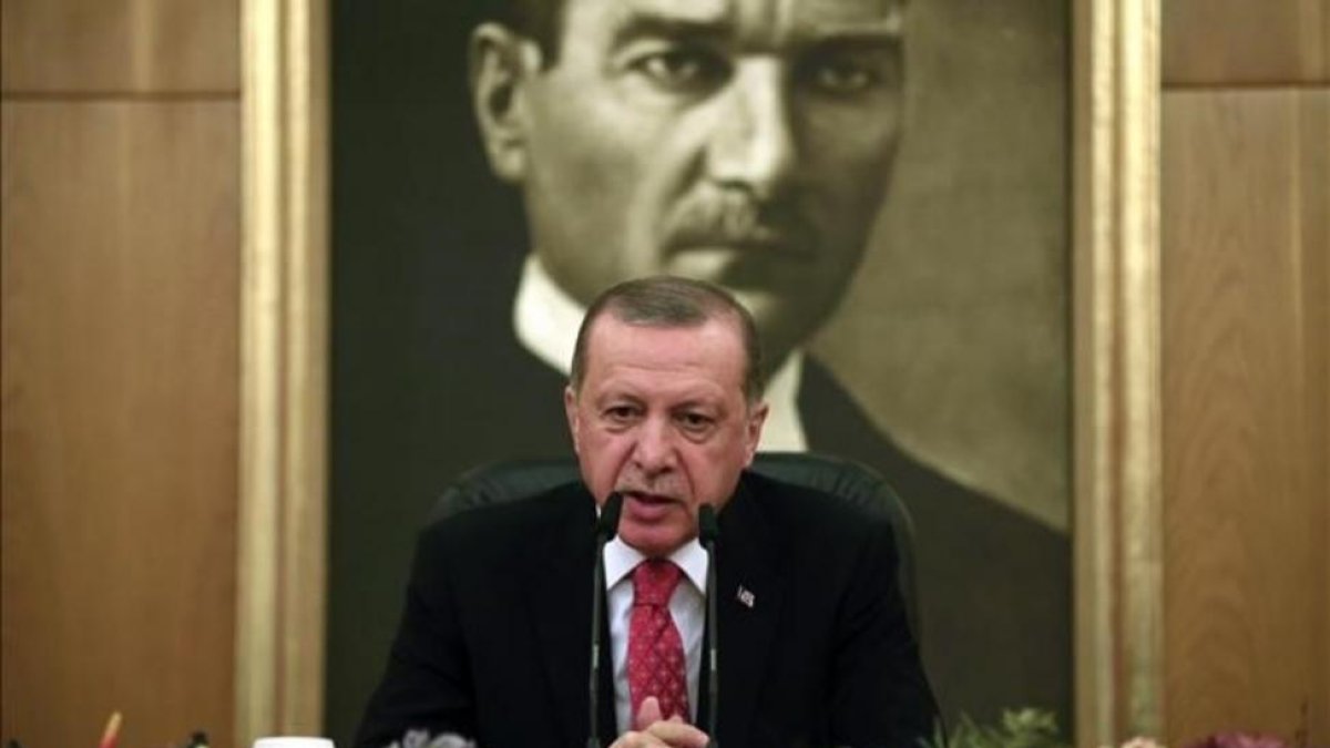 El presidente de Turquía, Recep Tayyip Erdogan-LEFTERIS PITARAKIS