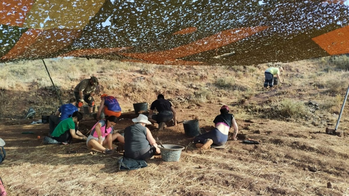 Los excavadores llegan de Galicia, Aragón, País Vasco, Madrid, Islas Baleares, La Rioja, Castilla-La Mancha, Castilla y León y la propia comarca . COLECTIVO ARQUEOLÓGICO DE SALAS