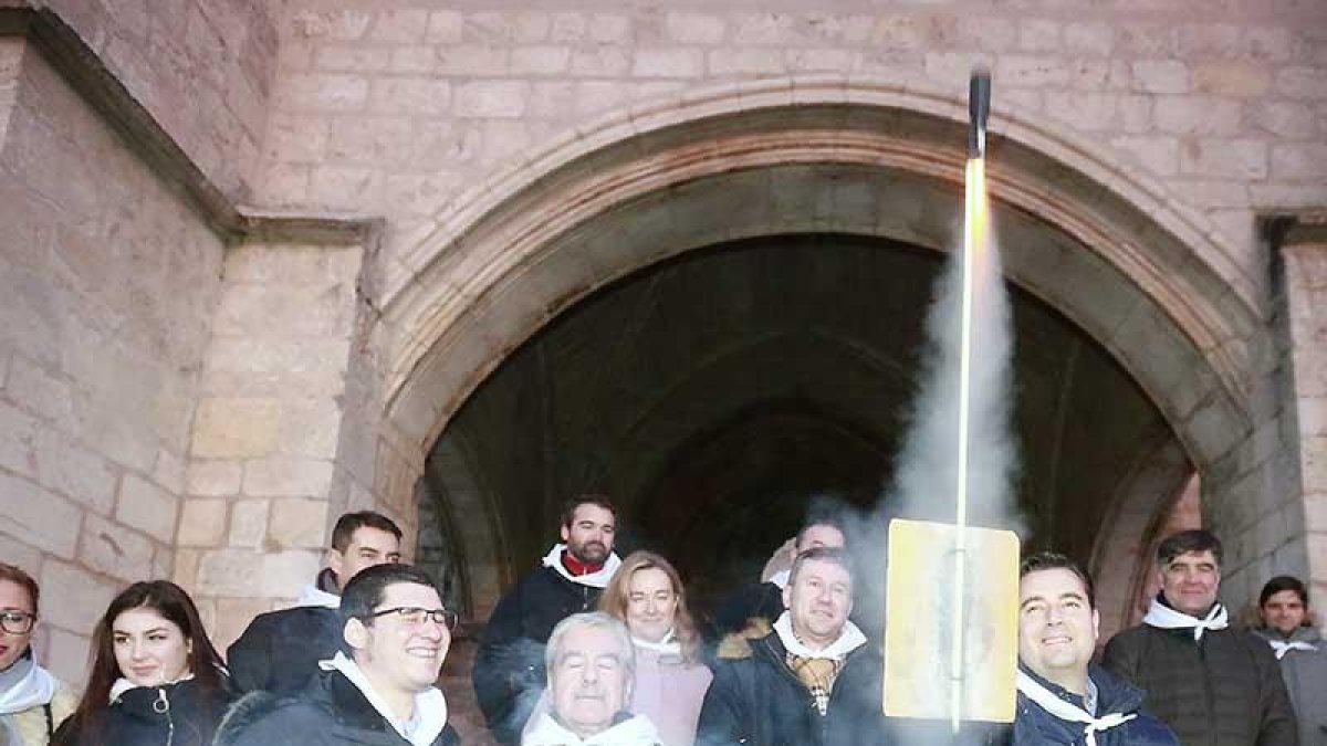 Imagen de archivo del arranque de las fiestas de Las Candelas.-RAÚL G. OCHOA