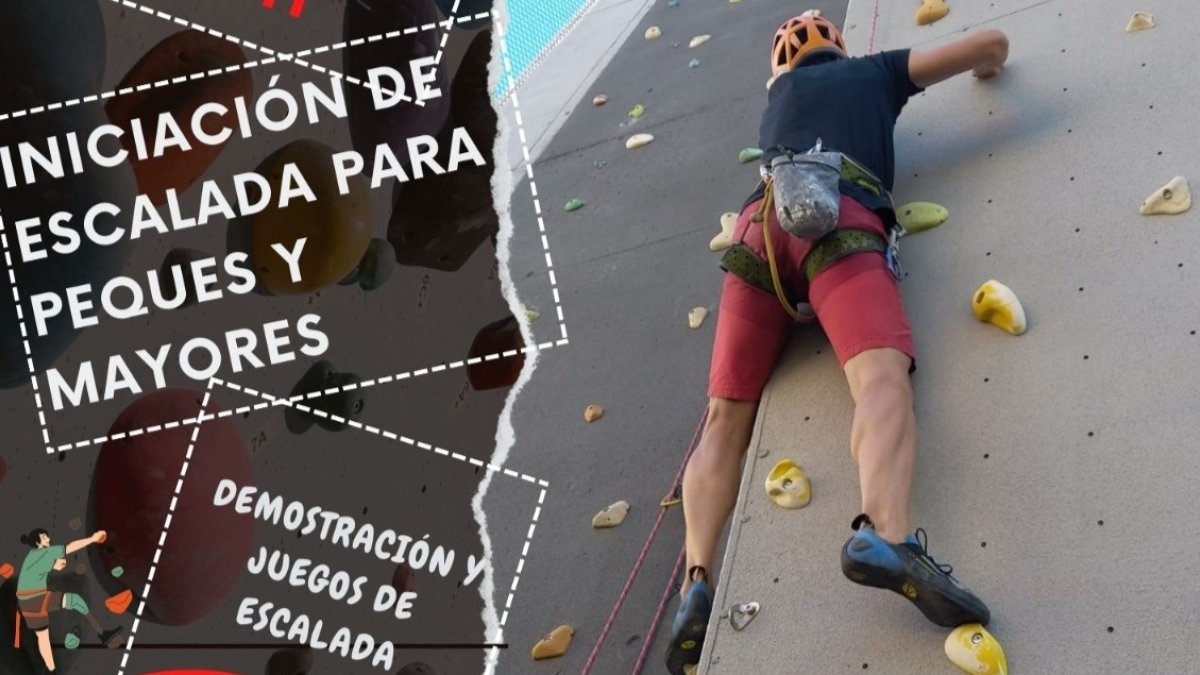 El nuevo rocódromo se ubica en el polideportivo Príncipe de Asturias