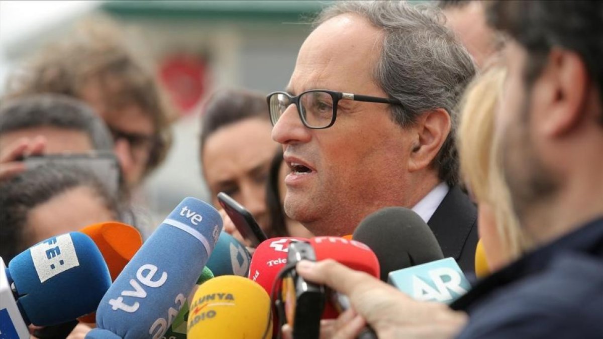 El president Quim Torra.-/ JOSÉ LUIS ROCA