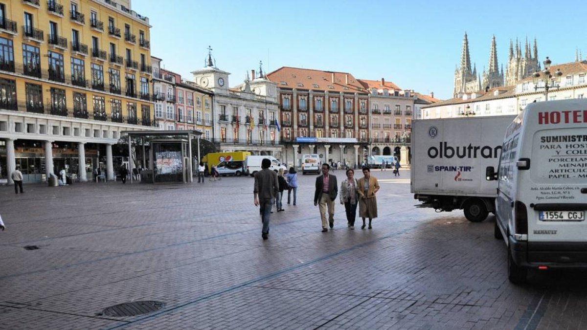 Vista general de la Plaza Mayor.-ISRAEL L. MURILLO