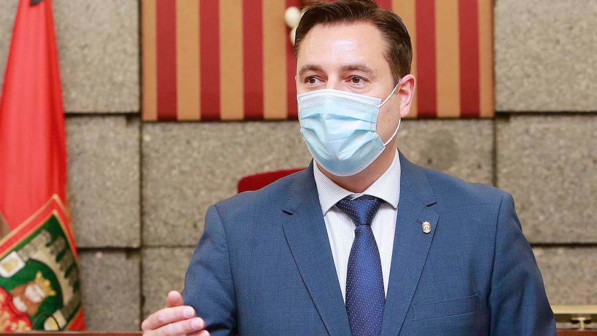 El alcalde de Burgos, Daniel de la Rosa. ECB