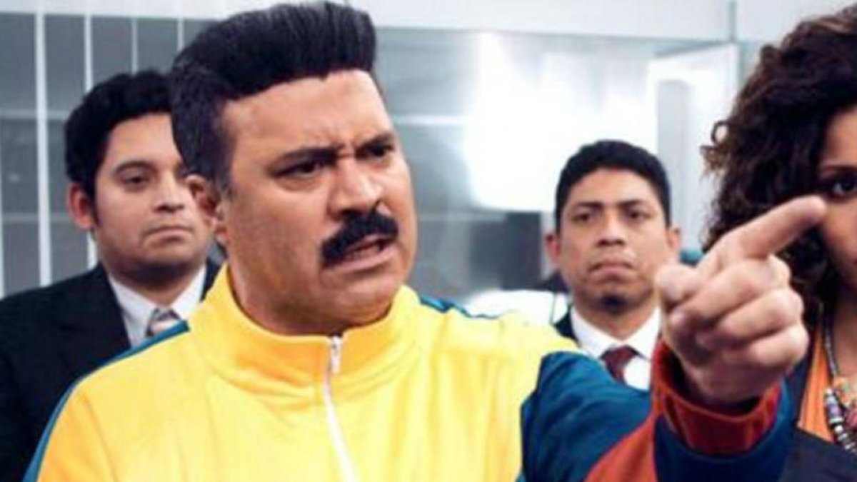 El actor Cesc Casanovas caracterizado como Maduro-EL PERIÓDICO
