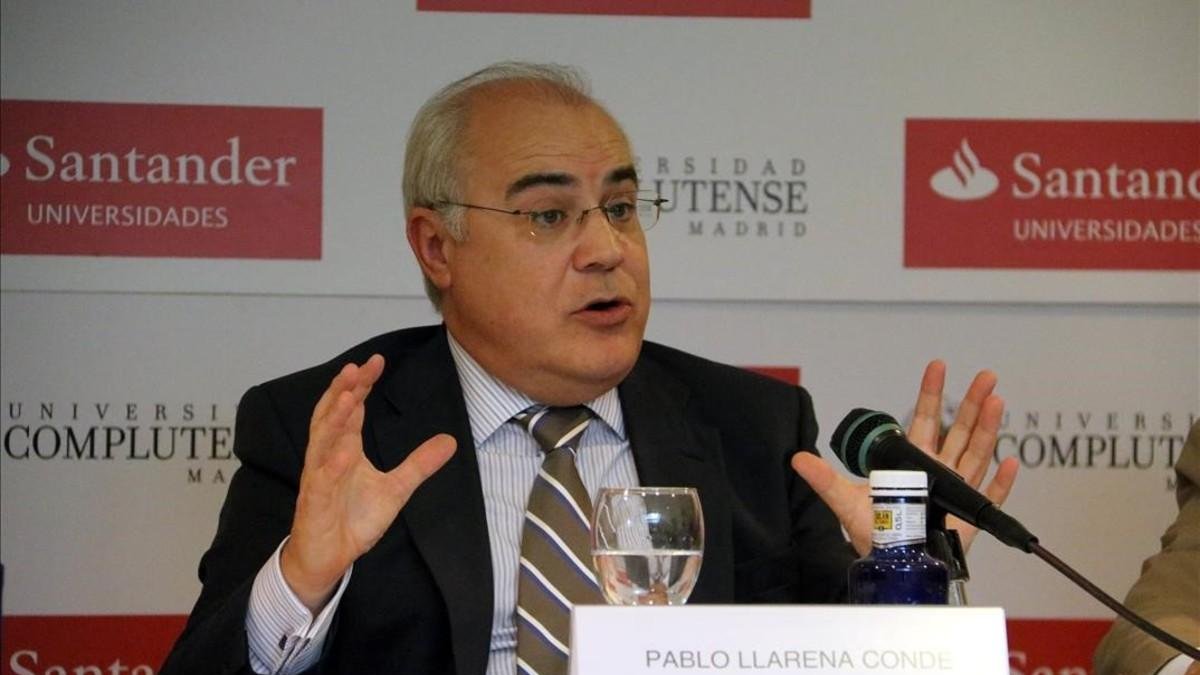 El juez Pablo Llarena, en un curso de verano de la Complutense en El Escorial.-TANIA TAPIA
