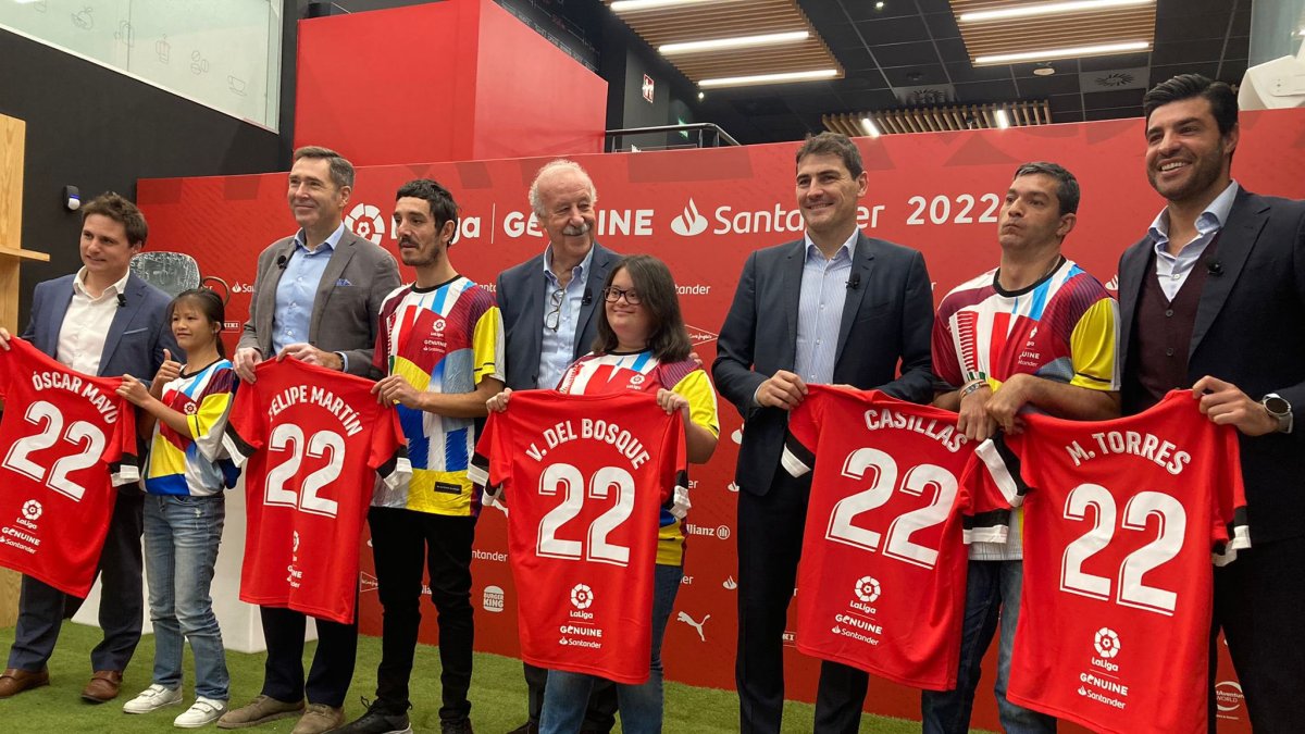 Presentación de la LaLiga Genuine Santander. FUNDACIÓN LALIGA