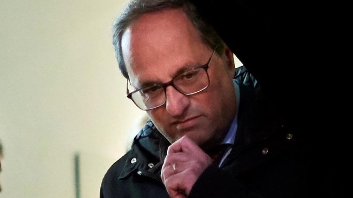 El presidente de la Generalitat, Quim Torra.-ALEJANDRO GARCÍA (EFE)