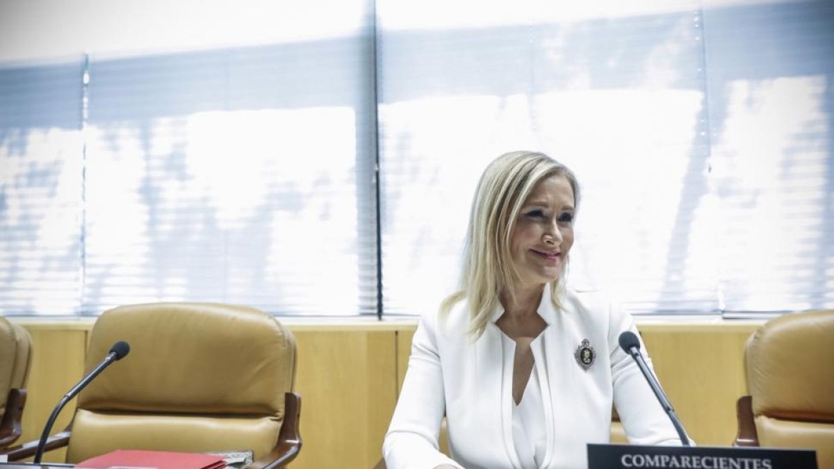 La presidenta regional Cristina Cifuentes. /-EFE