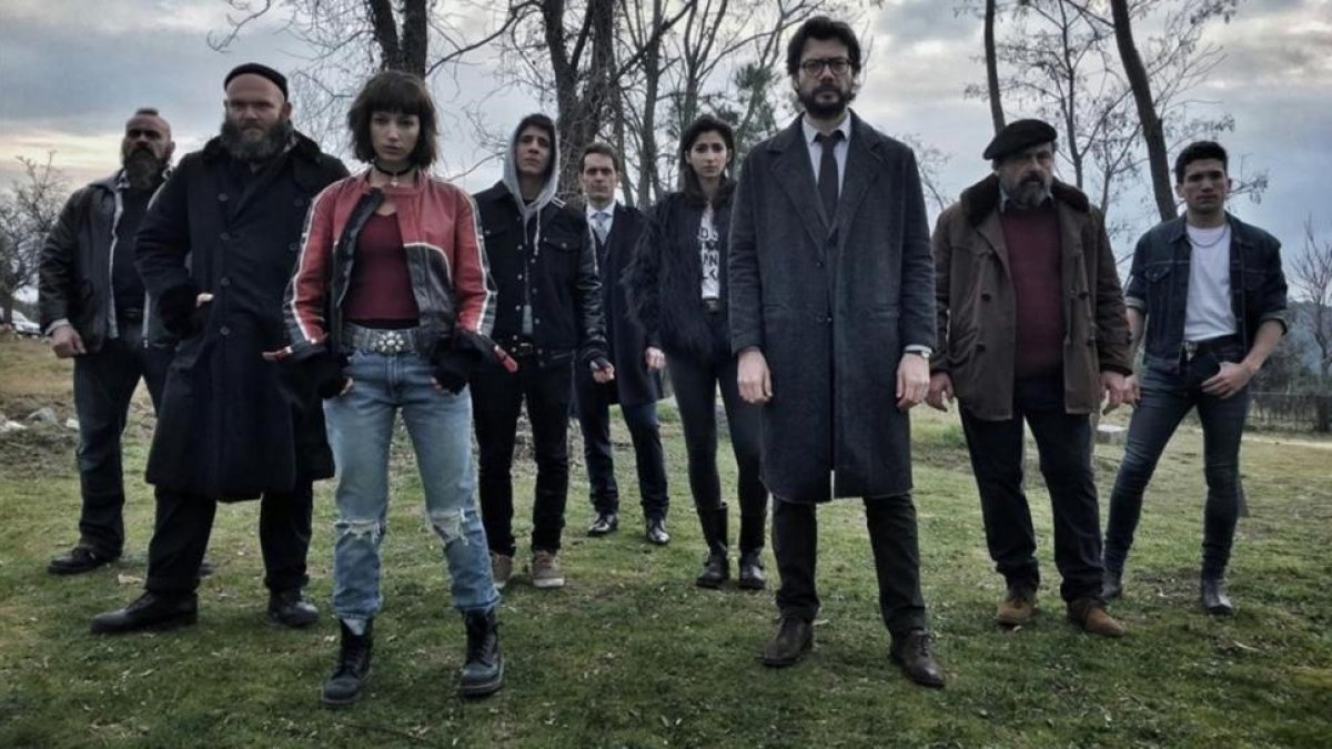 Actores principales de la serie de Antena 3 'La casa de papel'.-ATRESMEDIA
