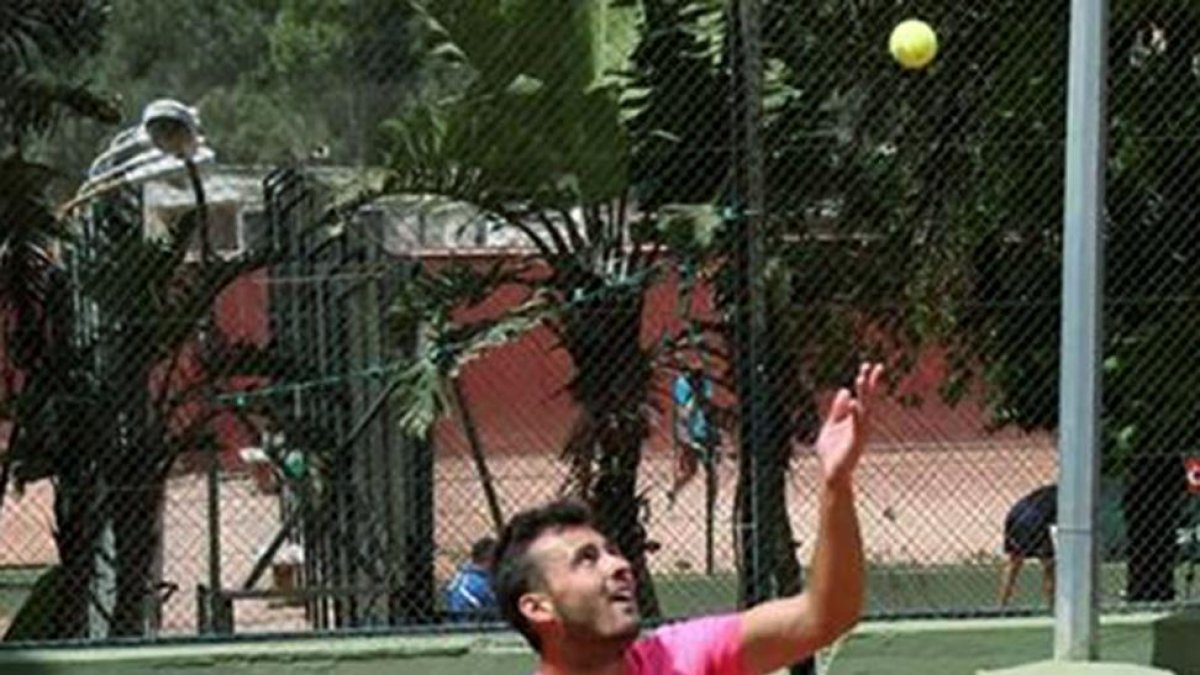 David Pérez Sanz, en plena acción en un torneo en Argelia-ECB