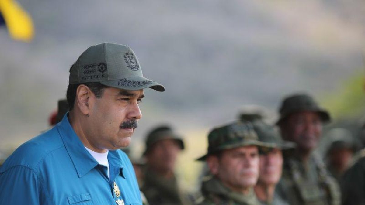 El presidente Nicolas Maduro durante un acto de gobierno celebrado en Turiamo Venezuela.-EFE PRENSA MIRAFLORES