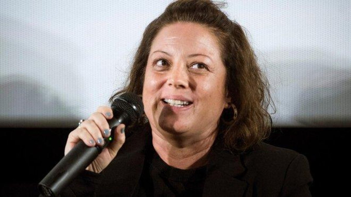 Lupita Peckinpah, en Madrid, en la presentación del documental ’Peckinpah Suite’-EFE