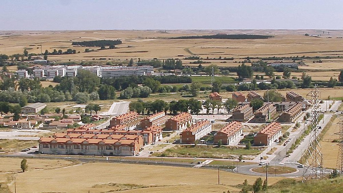 Imagen de las viviendas que pertenecen al Plan Parcial Yagüe.-ISRAEL L. MURILLO