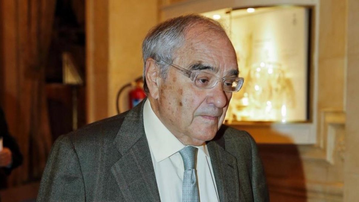 Rodolfo Martín Villa, en un acto en Madrid en el 2014.-EFE / EMILIO NARANJO