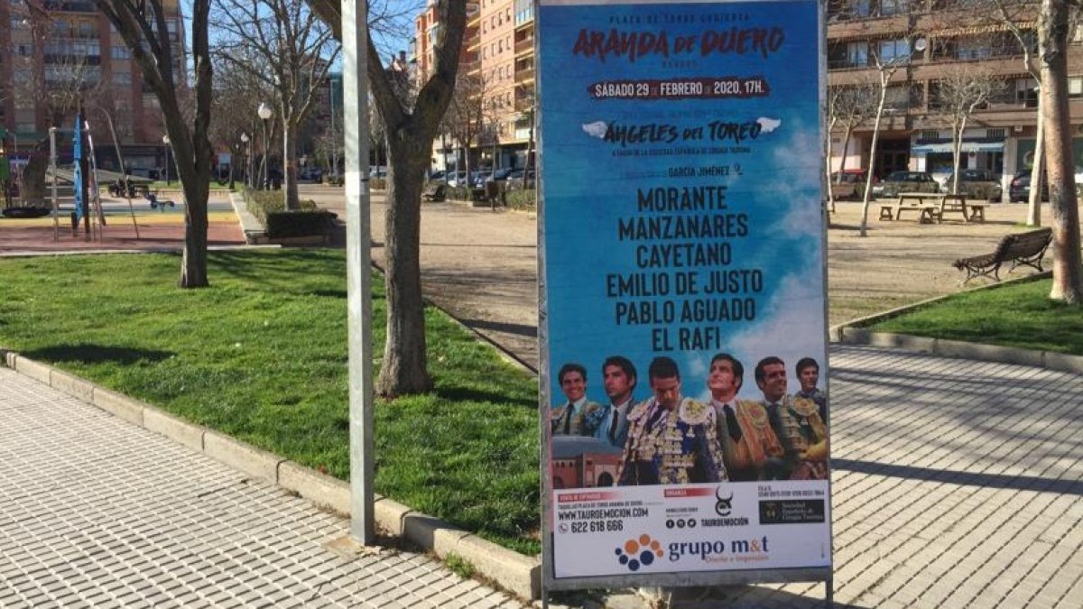 La plaza de toros de Aranda no escapa a las polémicas. L. V.