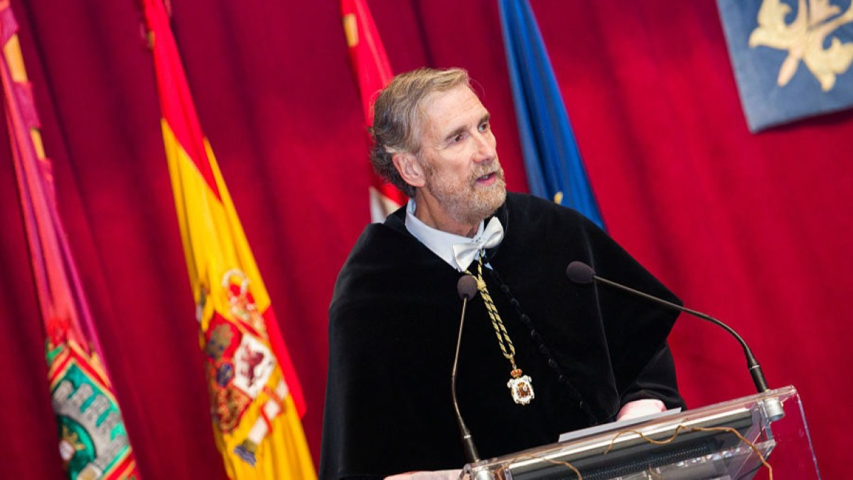 El rector de la UBU, Manuel Pérez Mateos, vuelve a pedir mayor financiación a la Junta de Castilla y León. TOMÁS ALONSO