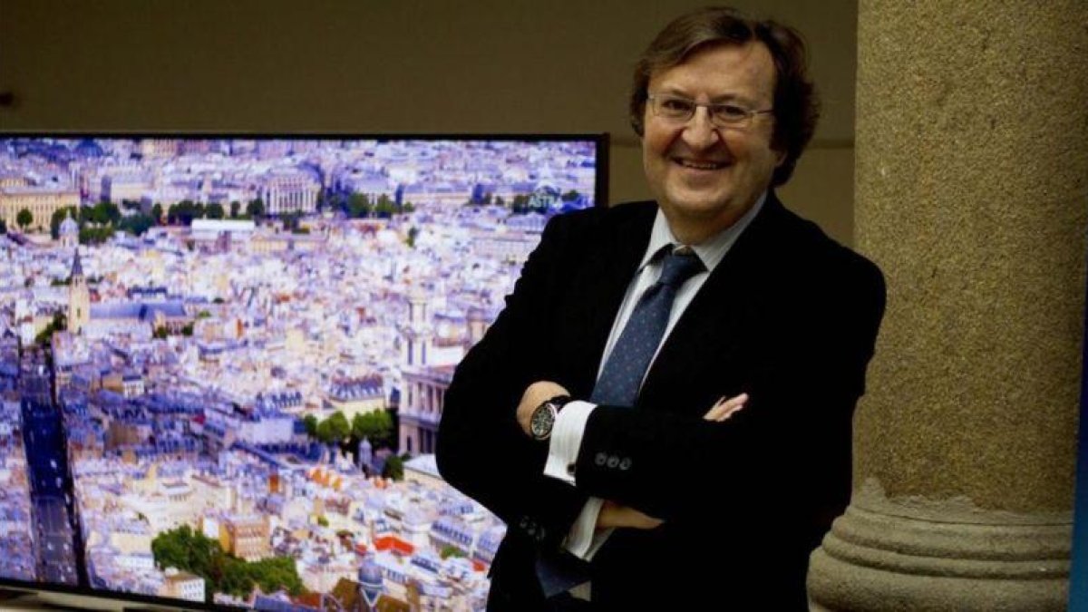 Luis Sahún, director general de Astra Marketing Ibérica, filial española del operador de satélites SES.-