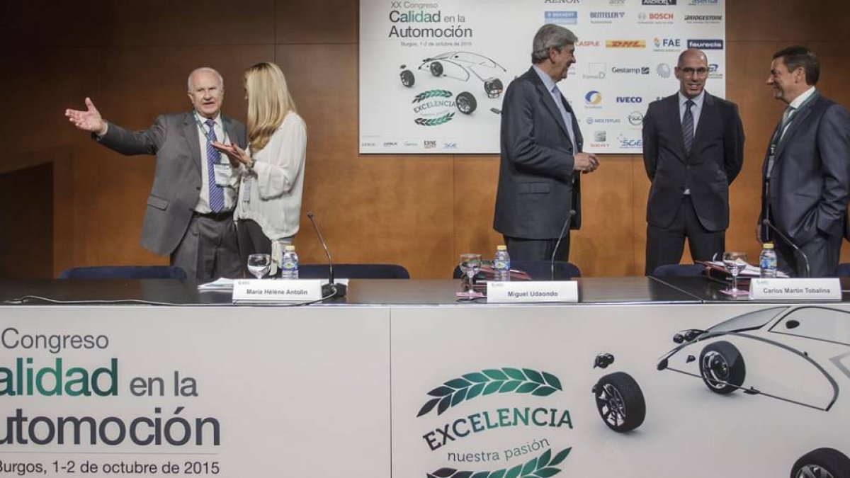 Burgos acogió el XX Congreso de Calidad en la Automoción desarrollado en la Casa del Cordón.-SANTI OTERO