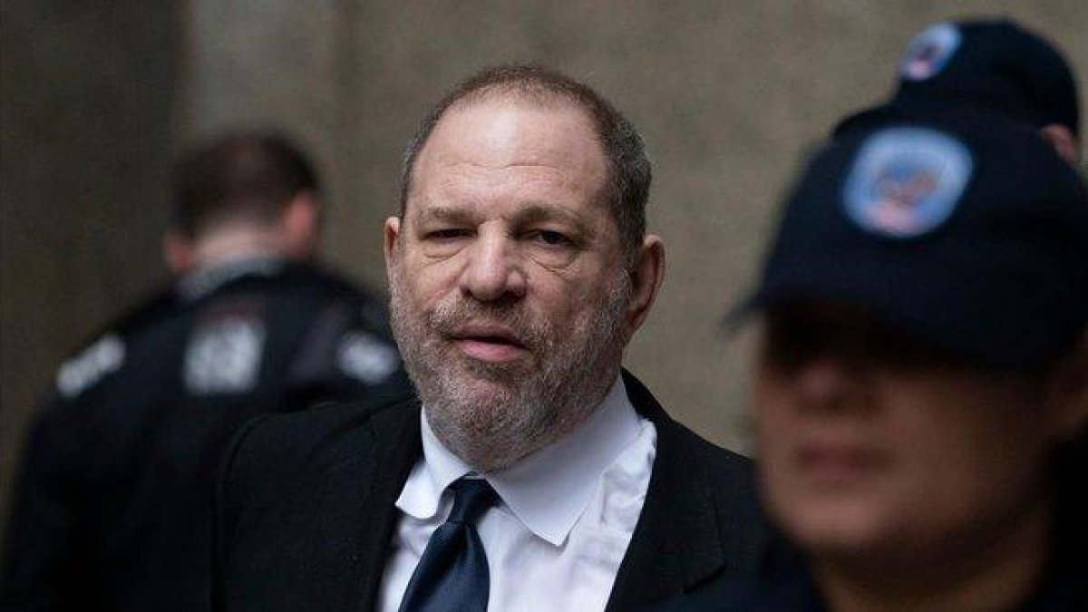 Harvey Weinstein, en una comparecencia judicial en Nueva York, en abril pasado.-AFP