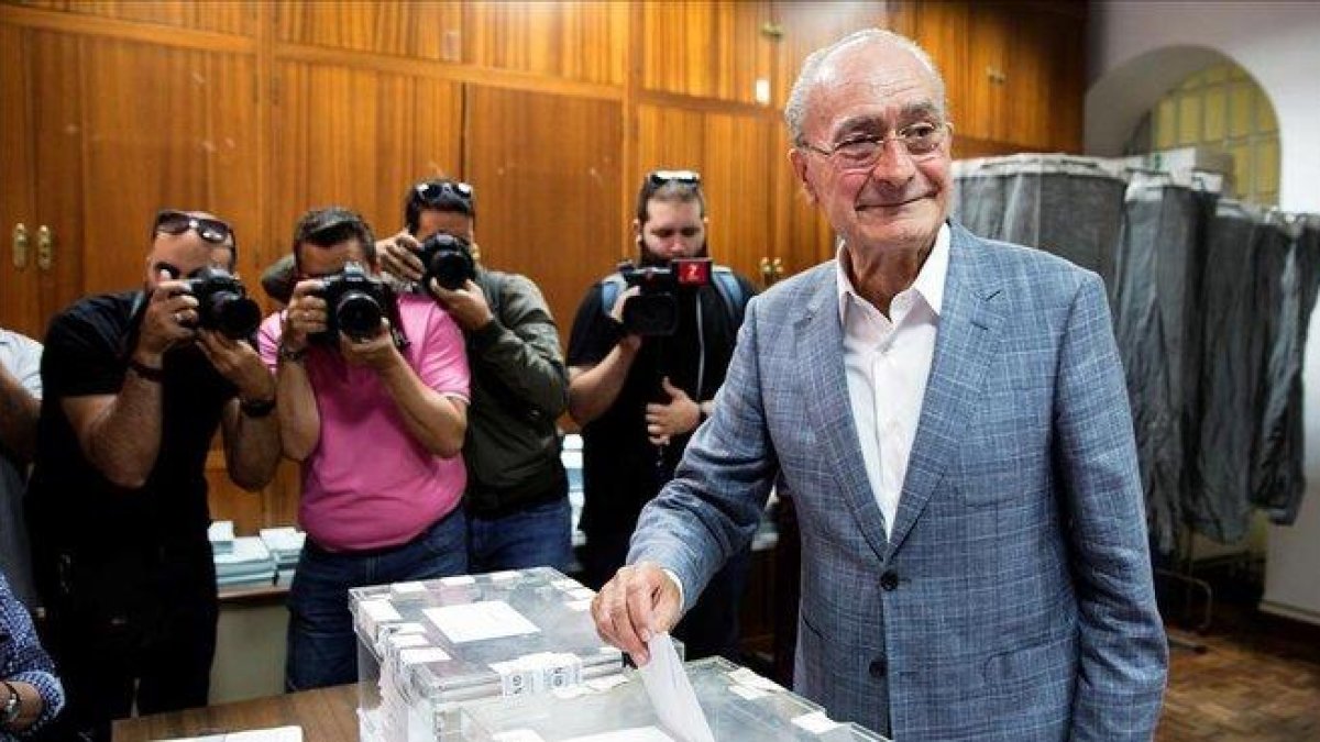 El alcalde de Málaga el pasado 26 de mayo.-EFE