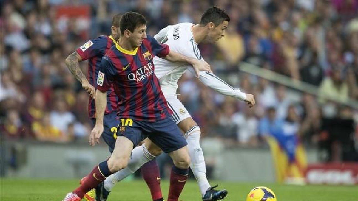 Leo Messi y Cristiano Ronaldo-JORDI COTRINA