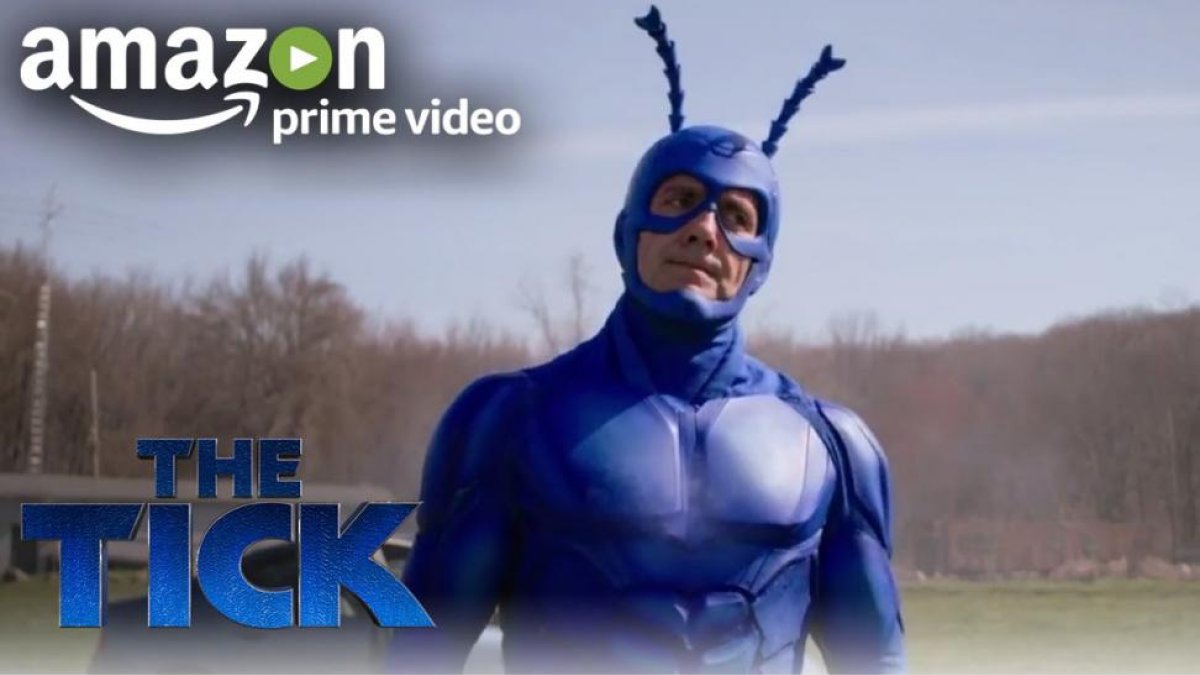 Imagen promocional de la nueva serie de humor de Amazon The Tick.-EL PERIÓDICO