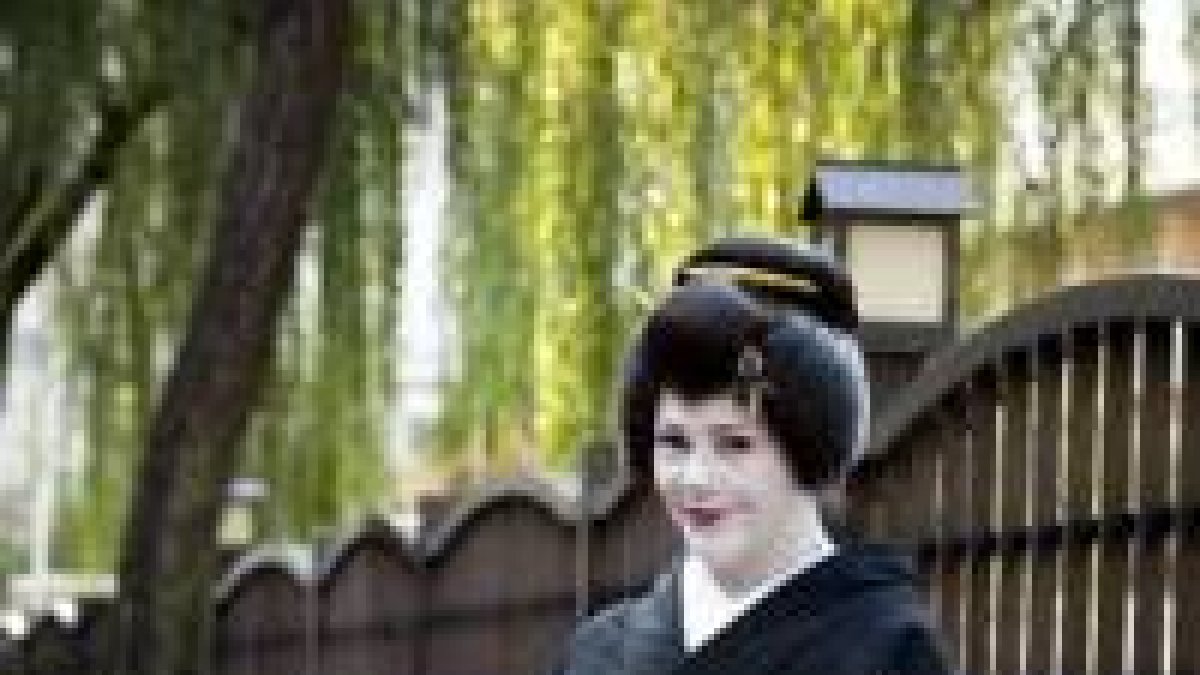 Fiona Graham, vestida de Geisha.-Foto: © Sayuki