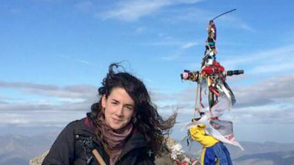 Soraya Cámara, una de las voluntarias que ha viajado a Ritsona.-ECB