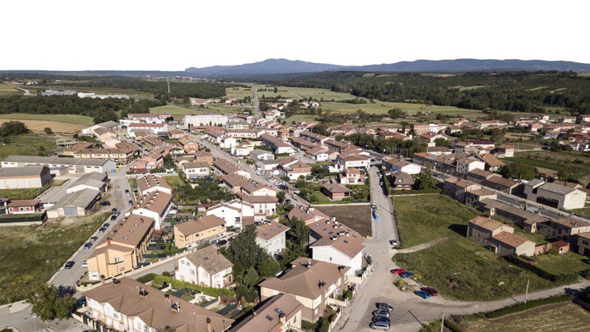 Imagen aérea de Ibeas de Juarros. ISRAEL L. MURILLO