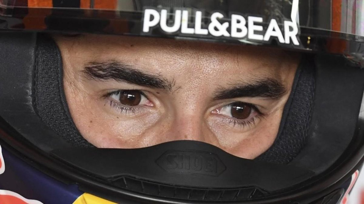Marc Márquez (Honda) volverá a liderar la parrilla de salida de MotoGP tras su novena pole consecutiva.-AP / HENDRICK SCHMIDT