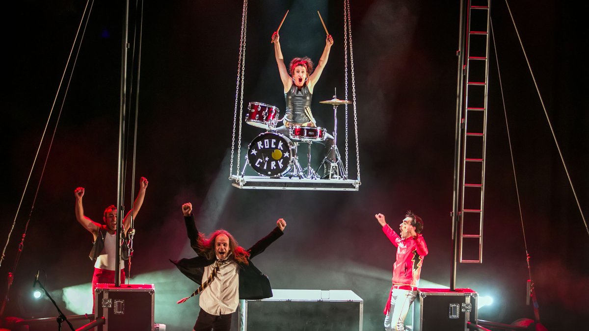 Rolabola Circo desplegó