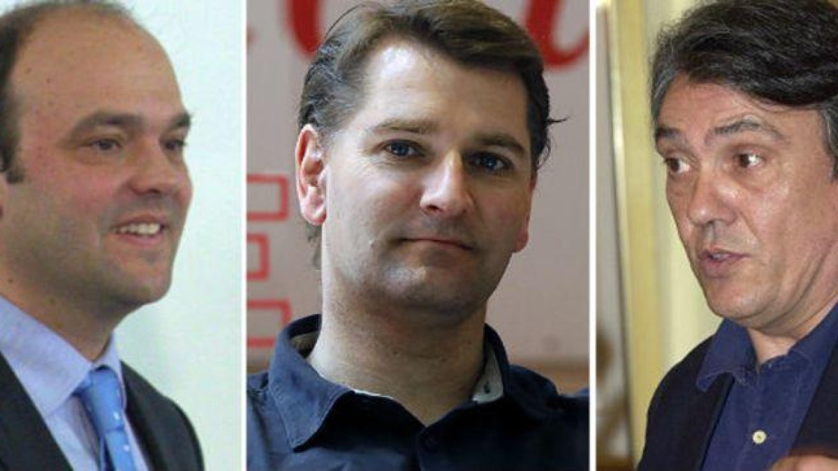 José Carlos Díez, Manuel de la Rocha y Manu Escudero.-DAVID CASTRO / JUAN MANUEL PRATS / EFE