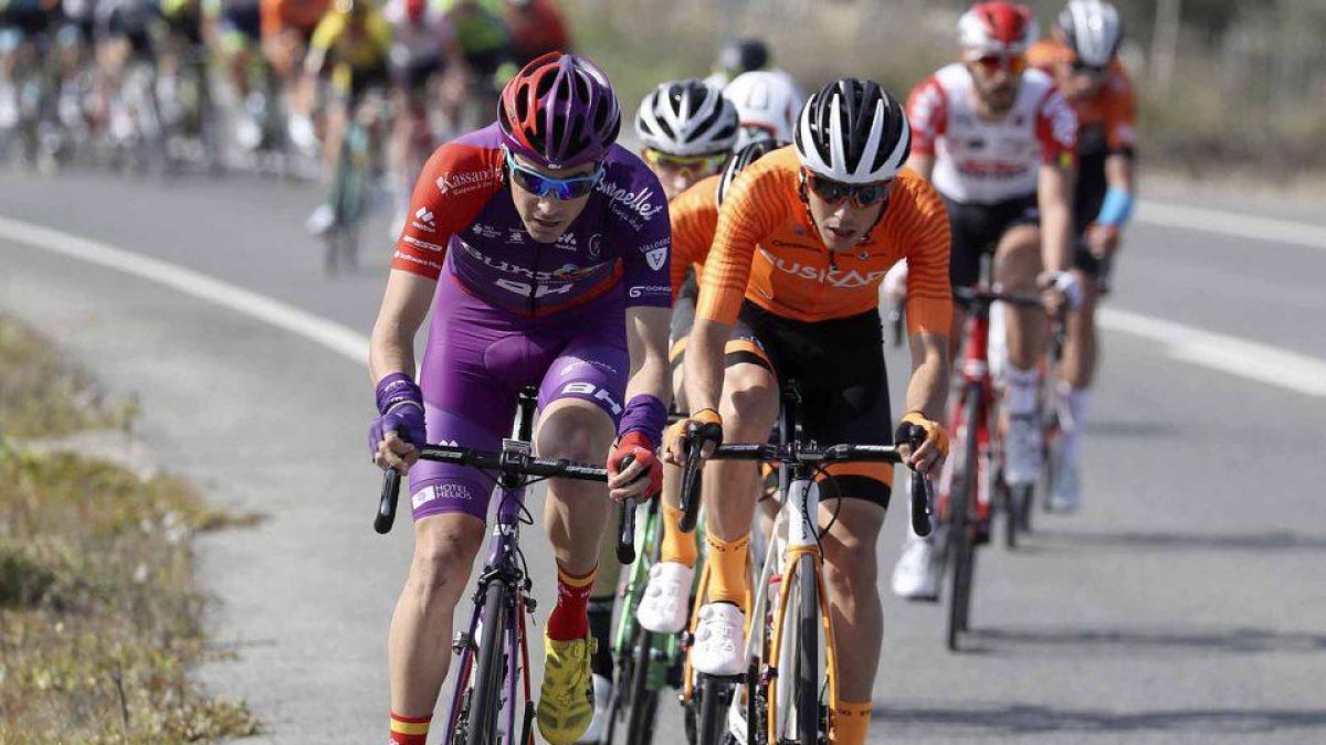 Cubero, en pleno esfuerzo durante una carrera.-PHOTO GOMEZSPORT