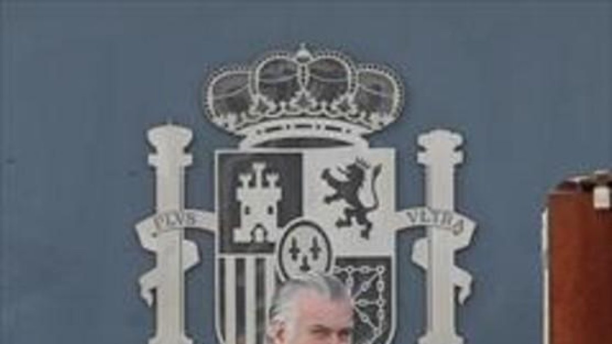 Bárcenas, a su llegada a la Audiencia Nacional.-JOSÉ LUIS ROCA