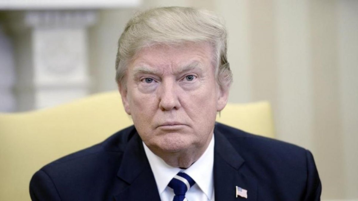 Fotografía de archivo del presidente de los Estados Unidos, Donald J. Trump.-OLIVIER DOULIERY
