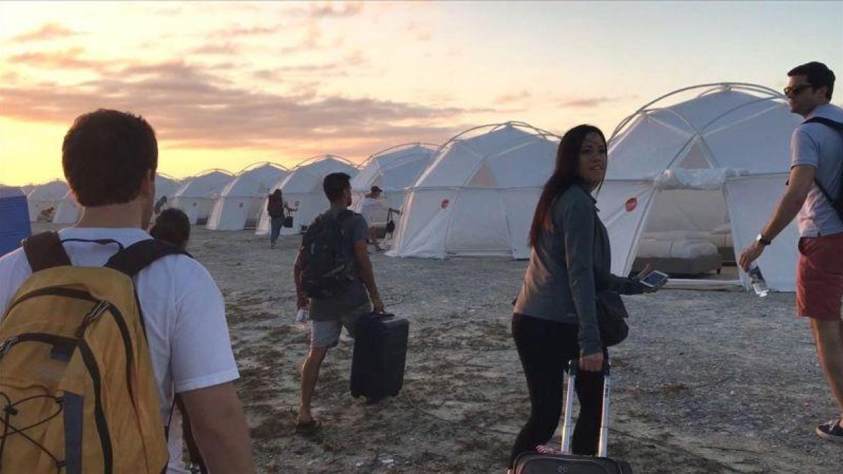 Una imagen apocalíptica de Fyre: The greatest party that never happened.-EL PERIÓDICO