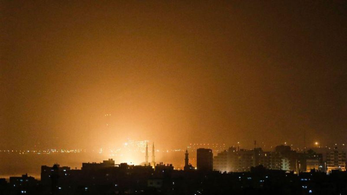 Ataques de la Fuerza Aérea de Israel en contra de Gaza.-AFP