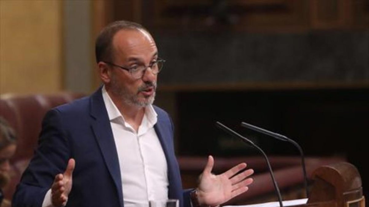 Carles Campuzano, portavoz del PDECat-EL PERIÓDICO