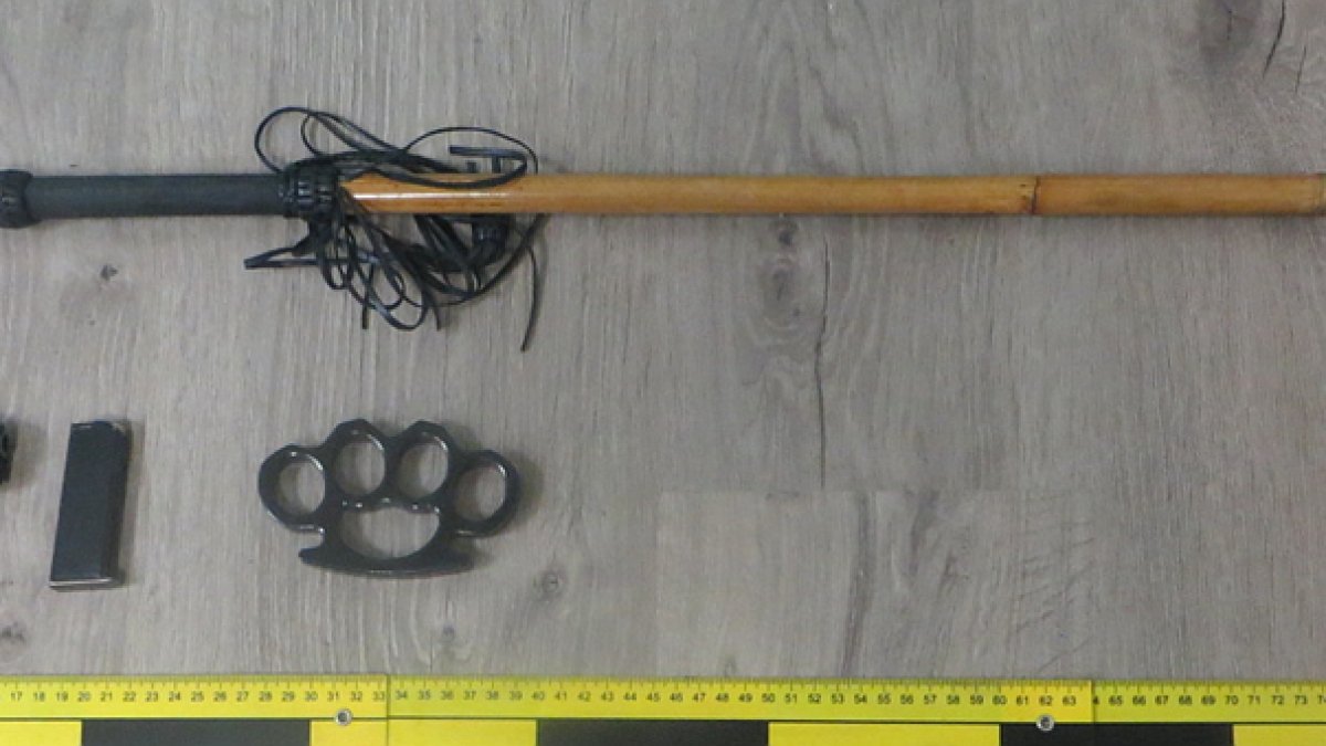 Drogas y armas incautadas a los detenidos. GUARDIA CIVIL