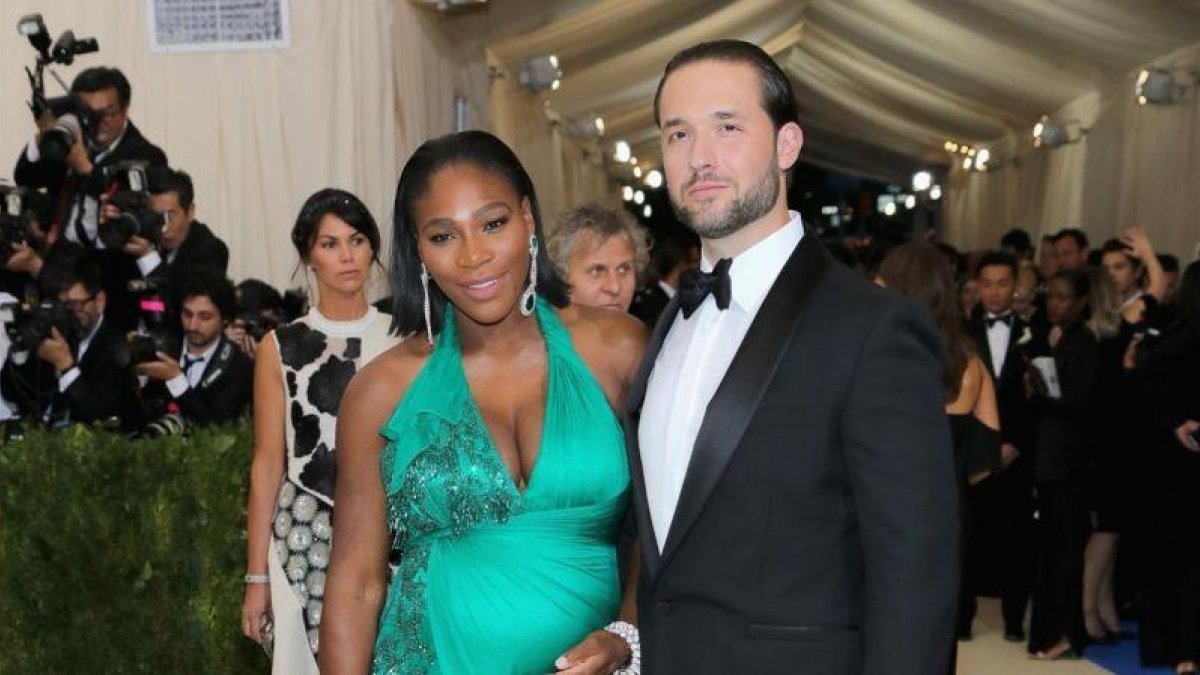 Serena Williams y su marido, Alexis Ohanian, en una imagen reciente.-NEILSON BARNARD / AFP