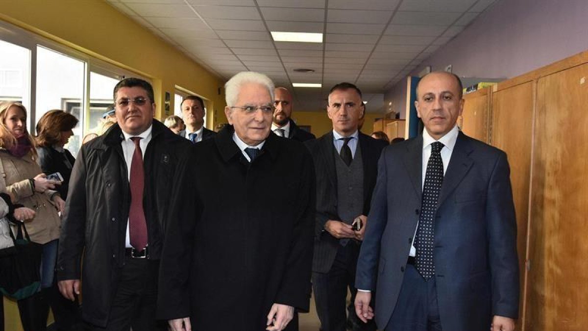El presidente de la República italiana, Sergio Mattarella.-EFE