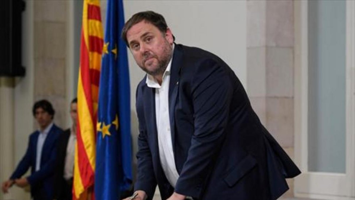El vicepresidente del Govern y máximo responsable de Economía de Catalunya, Oriol Junqueras.-EFE / ANDREU DALMAU