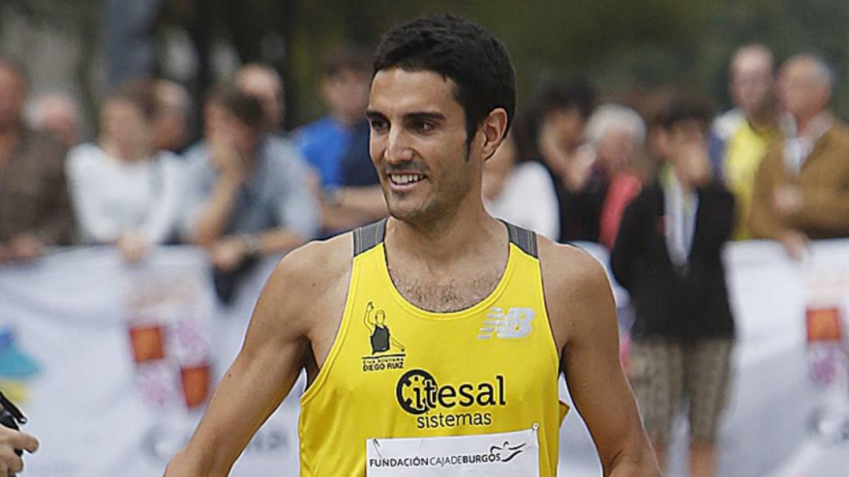 Diego Ruiz en la última Milla Caja de Burgos.-Raúl G. Ochoa