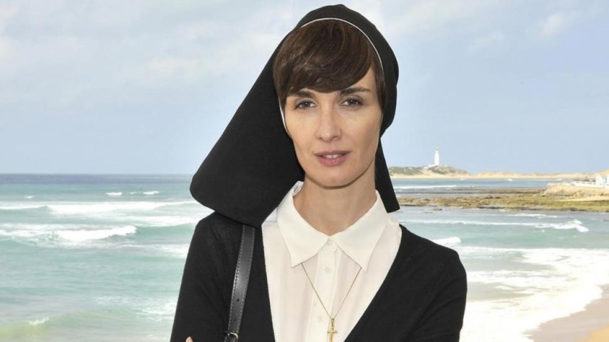 Paz Vega, en la miniserie de Tele 5 'Perdóname, Señor'.-