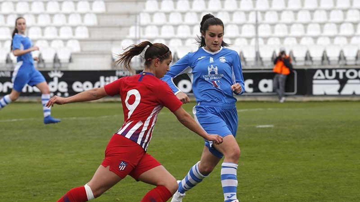 El pasado mes de marzo alrededor de 3.000 personas se citaron en El Plantío para ver el UBU NSB - Atleti B.-Santi Otero